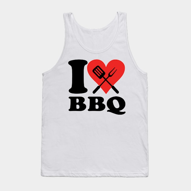 I love bbq Tank Top by nektarinchen